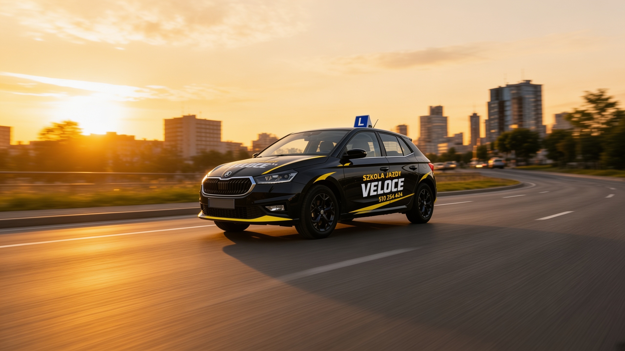 Skoda VELOCE w ruchu miejskim